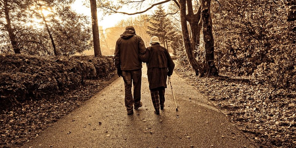 elderly couple